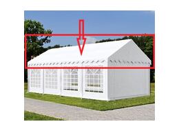 Střešní plachta 5x8m bílá
