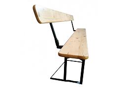 lavice s opěrkou 220cm